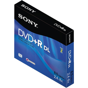 Sony 2DPR85R1H DVD+R DL 2 pack