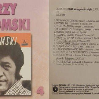 Jerzy Połomski ‎– Nie Zapomnisz Nigdy