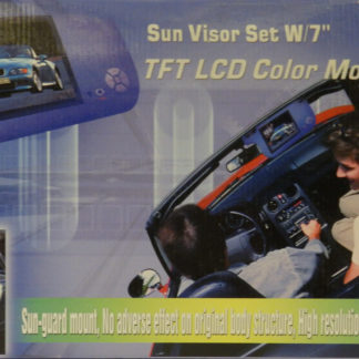 Sun Visor Set W/7" TFT LCD Color Monitor