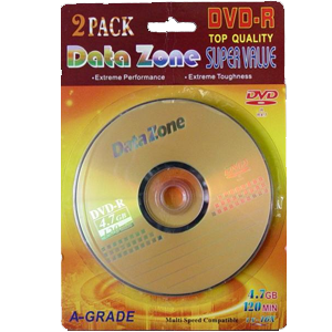 Data Zone DVD-R 2 pack