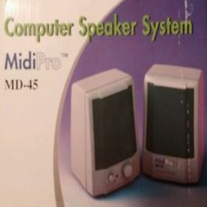 MidiPro MD-45 Computer Speaker System