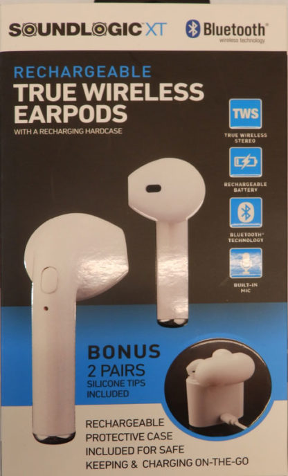 Soundlogic XT Bluetooth Rechargeable True Wireless Earpods